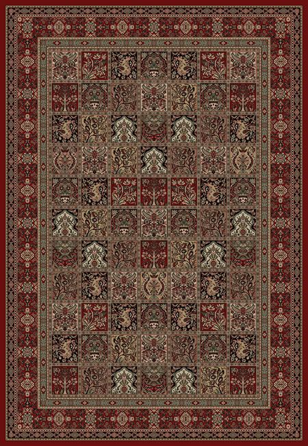 2x3 RED GARDEN PERSIAN ORIENTAL AREA RUG CARPET  