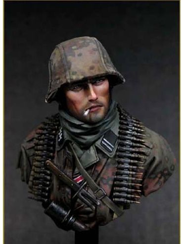 HOBBY MILITARY BUST 1/10 SCALE German Waffen SS Arden  