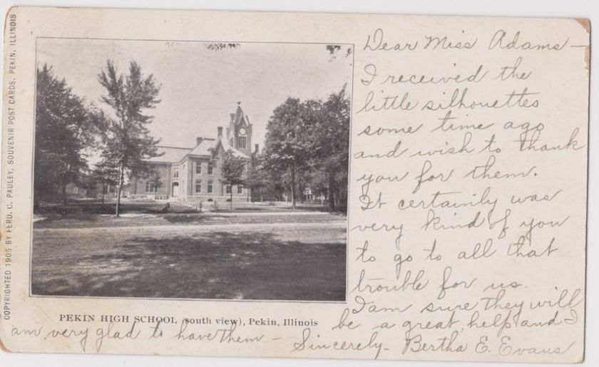 1905 PC VIEW HIGH SCHOOL PEKIN IL  