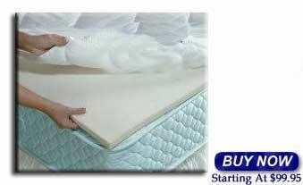   MEMORY FOAM MATTRESS PAD, VISCO BED TOPPER 848410003187  