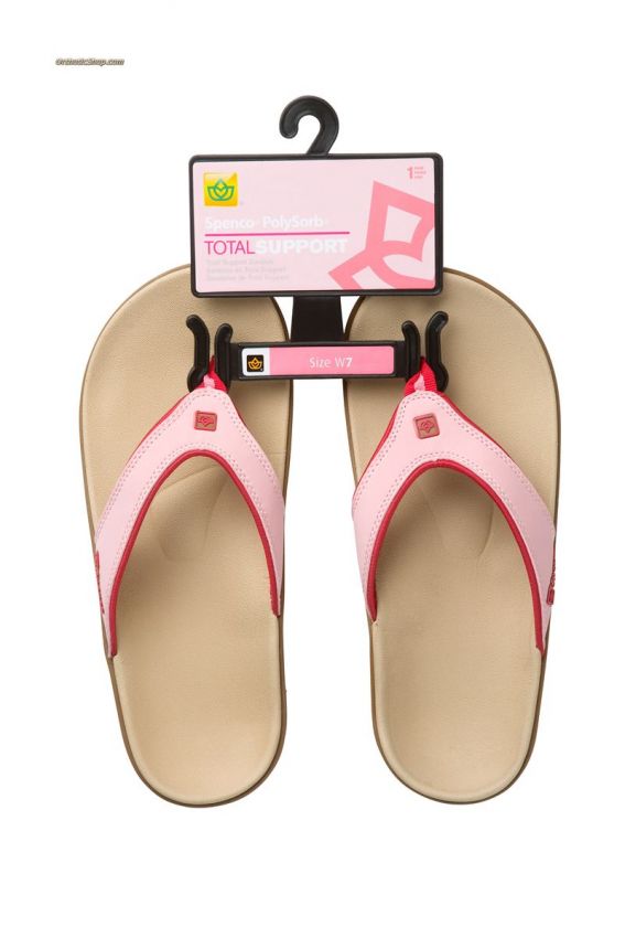 Spenco Amanda   Orthotic Sandals   Flip flops with Arch Support   Pink 