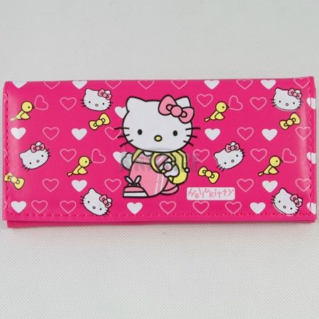 New Cute Fashion HelloKitty Birds Girls Wallet Clutch Card Bag Purse 