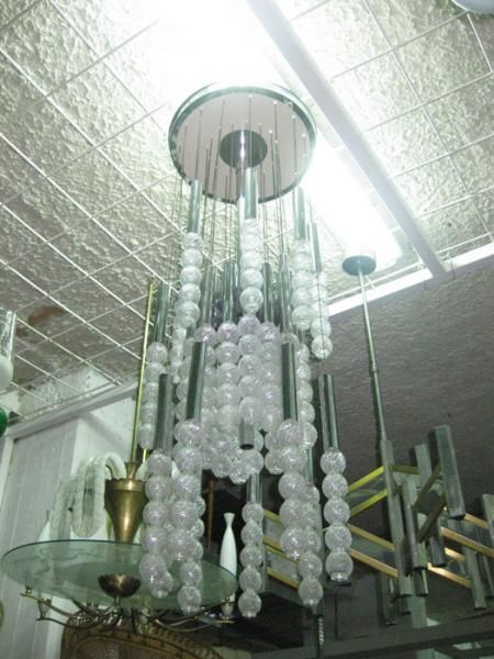 Chandelier 1970 Verner panton style Kalmar  