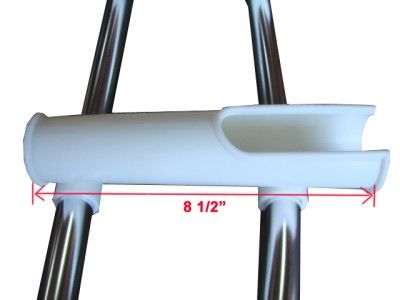   on all standard bimini tops anodized aluminum frame 5 rod holders