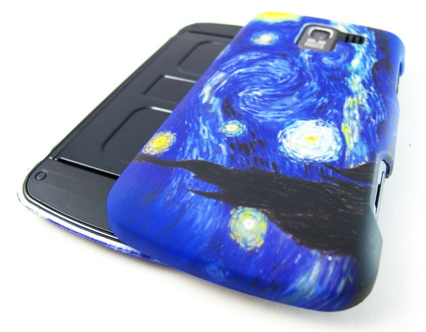 STARRY NIGHT HARD SHELL CASE COVER LG OPTIMUS SLIDER Q NET10 PHONE 