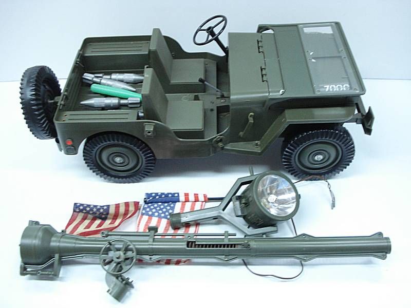 GI Joe 1965 Official Jeep Combat Set  