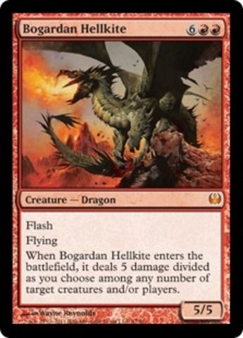 MTG Knights Vs. Dragons Bogardan Hellkite x1 Mint  