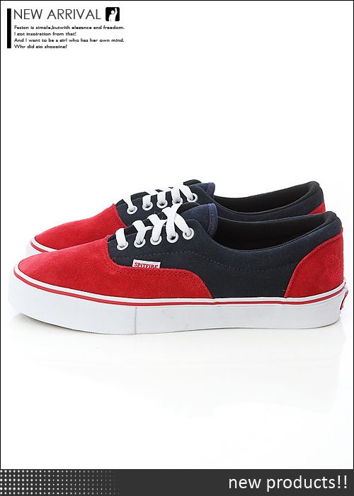 BN Vans ERA PRO Spitfire Flame Red Royal Shoes #V92 A  