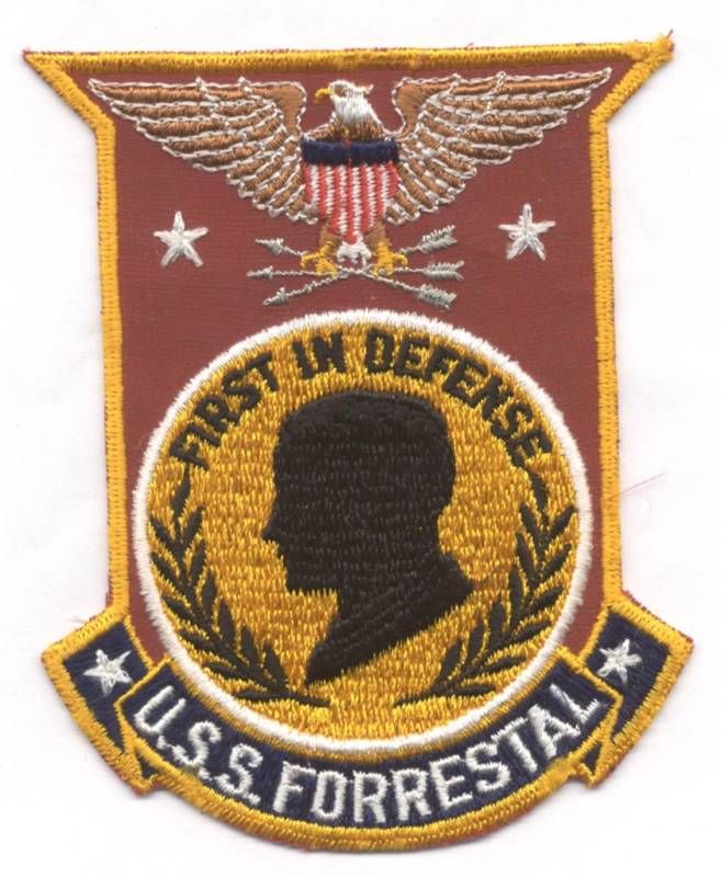 1960s 70s CV 59 USS FORRESTAL patch  