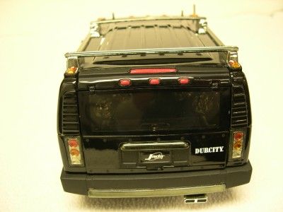 Jada Toys Diecast 2003 Hummer H2 Black RARE 118 Loose AS IS  