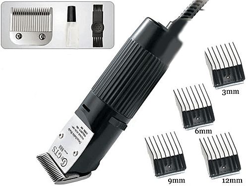 Pet Dog Hair Trimmer Grooming Clipper Hair Cut +4 Combs  