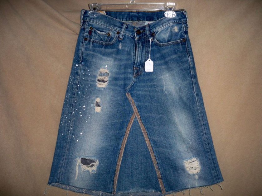 Custom Made Jean Skirts~ Reconstructed ~ Upcycled ~ Name Brands ~ All 