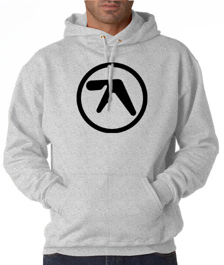 Aphex Twin AFX Techno Logo 50/50 Pullover Hoodie  