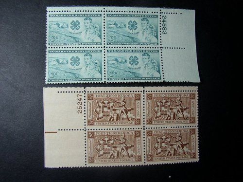 LARGE40 MINT Never Hinged OLD US PLATE BLOCKS Stamps Collection lot 