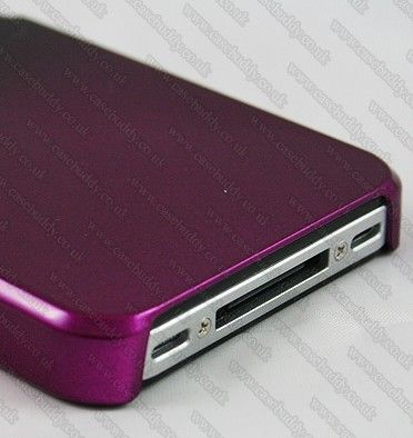 Thin Black and Purple Back Cover for Apple iPhone 4 4G