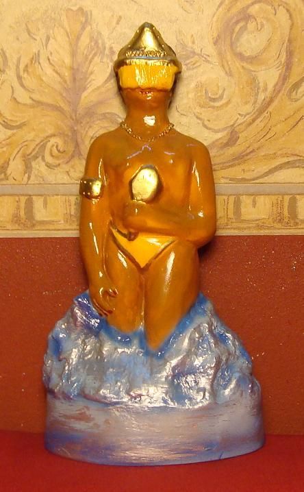 Oxum Orixa Orisha Statue Santeria Umbanda African  