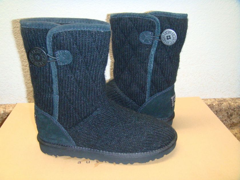   MOUNTAIN QUILTED BAILEY BUTTON BLACK BOOTS US 8 / EU 39 / UK 6.5 NEW