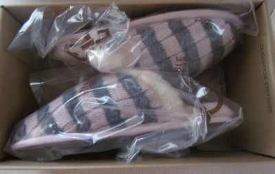 New pair of Ugg Childs (YOUTH) Sweater Scuffette Knit Stripe Slippers 