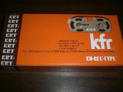 KFR KO REC TYPE BLACK RIBBONS IBM 3382 0 TYPEWRITERS  