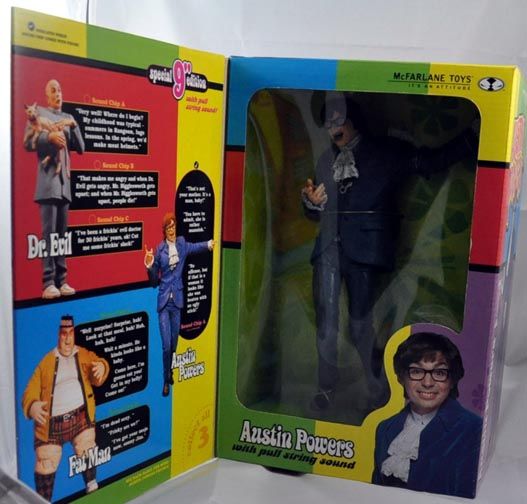 Austin Powers 9 Figures Set(2)Dr. Evil &Austin Powers  