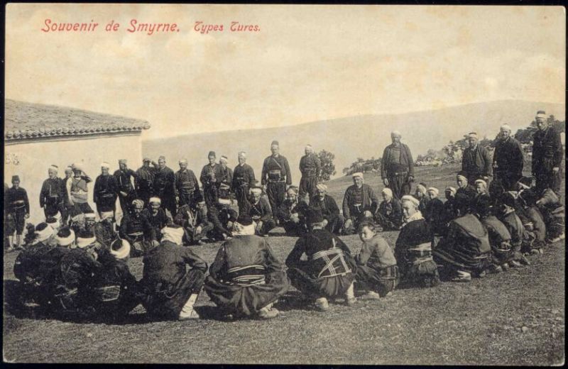 turkey, SMYRNE SMYRNA, Group of Native Turcs (1910s)  