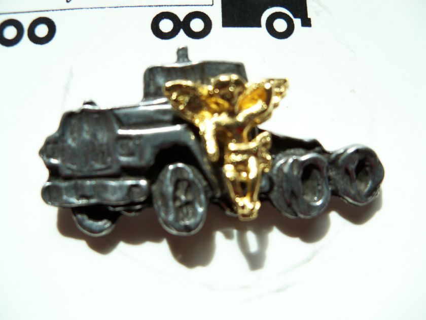 Guardian Angel Truck Driver Jacket Coat Pin Brooch  