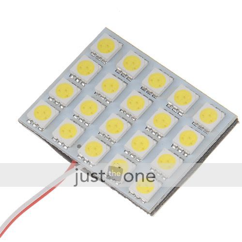 car interior 20 SMD 5050 LED Light panel Lamp white 12V  