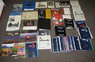   RAILROAD CN NORTH AMERICAN GUIDELINES BOOKS MANUEL CALENDARS TRAIN LOT