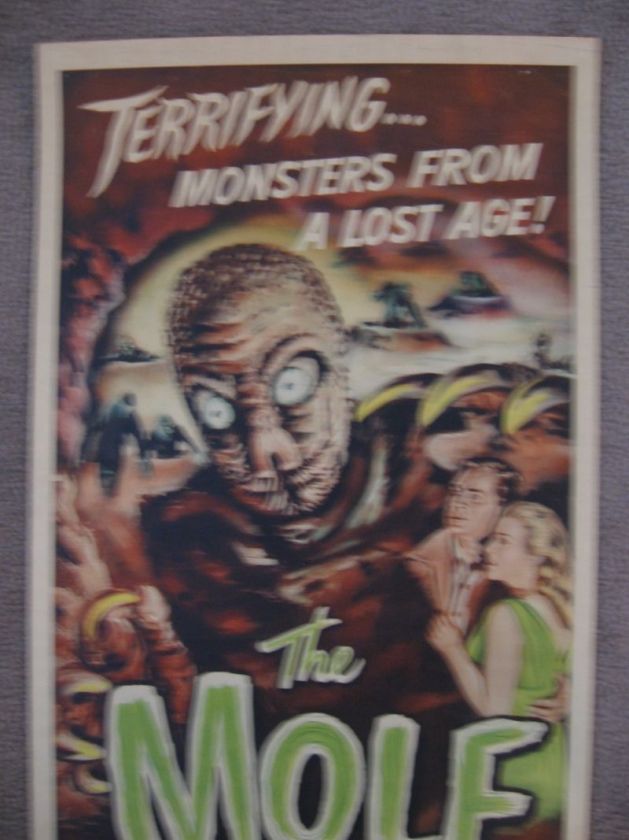   PEOPLE 1956 ORIGINAL INSERT MOVIE POSTER MONSTER HORROR SCI FI  