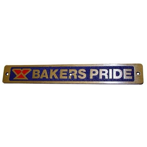 BAKERS PRIDE METAL NAME PLATE  