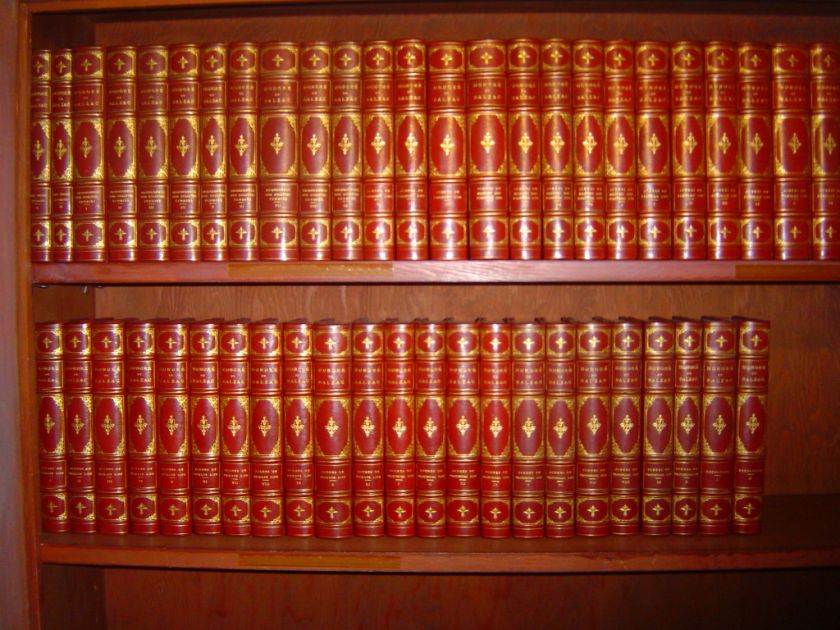 HONORE de BALZAC, 53 volume Limited Intaglio Edition, in English, 1896 