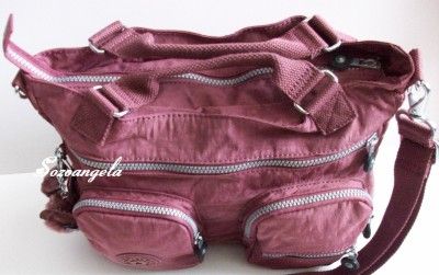 KIPLING ADOMMA Handbag Shoulder Crossbody Bag Toasty Fuschia  