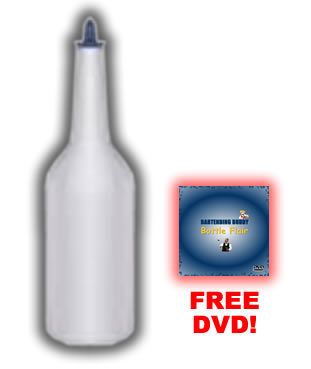 Bartending Flair Bottle & Free Bartender Flipping DVD  