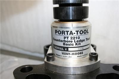   PORTA TOOL PT 2210 COUNTERBORE LEDGE TOOL BASIC KIT PT2210  