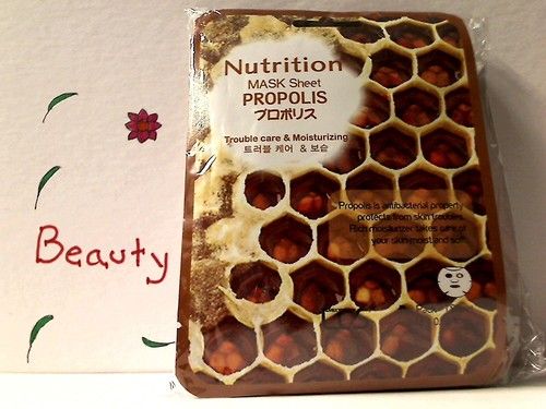 KOREA LuS Nutrition Propolis Essence Mask Pk 10  