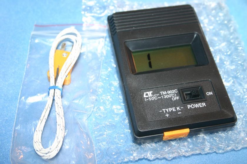 Probe Thermocouple Meter Thermometer Single Input LCD  
