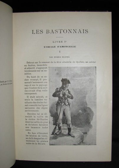 1896 Rare French Canadiana Lesperance   Les Bastonnais  