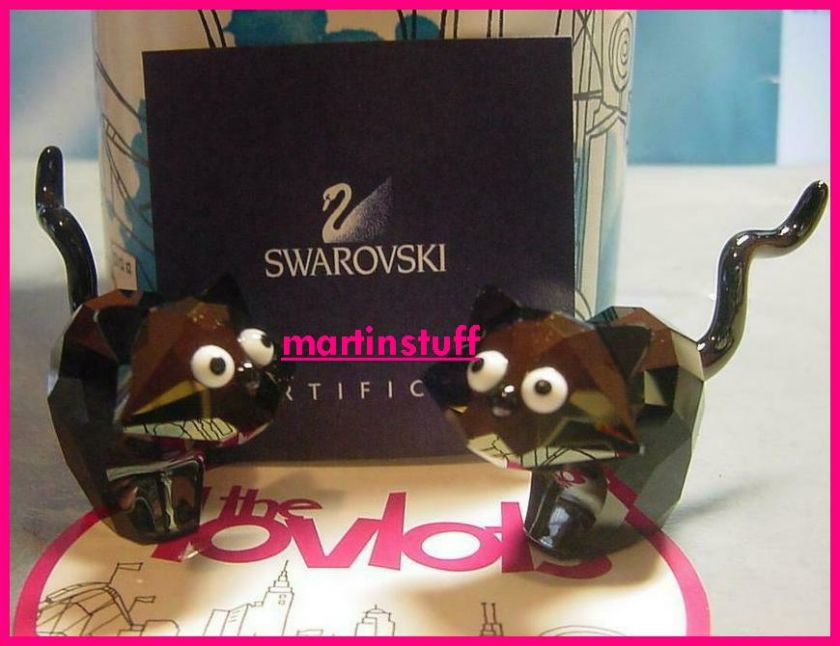 SWAROVSKI ® CRYSTAL THEO LOVLOT HOUSE OF CATS LTD EDITION BNIB COA 