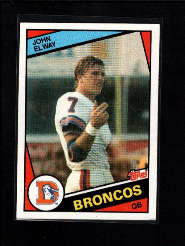 1984 TOPPS #63 JOHN ELWAY ROOKIE RC EX B360  