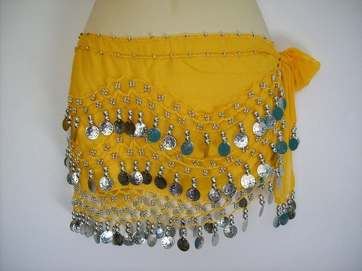 30 Belly Dance Coin Belt Hip Scarf Skirt Wholesale lot  