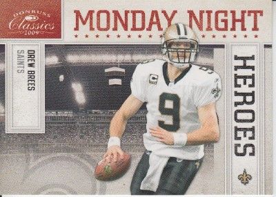 2009 Classics Monday Night Heroes #9 Drew Brees  