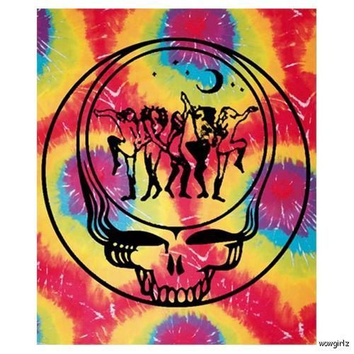 TAPESTRY   GRATEFUL DEAD 5   TIE DYE   40 X 45  