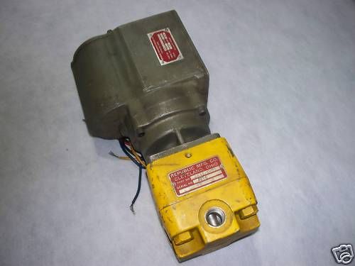 Teledyne Republic Hydraulic Valve 3000PSI 120V #8641HD2  