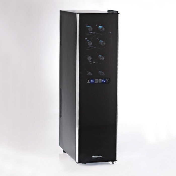 Silent 18 Bottle Dual Zone Touchscreen Slimline Wine Cooler  