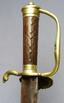 SUPERB DATED 1690 ENGLISH NAVAL/INFANTRY OFFICER’S HANGER SWORD 