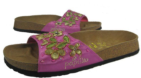 BIRKENSTOCK PAPILLIO MANIPUR SANDAL PINK FLR 38 N 7 7.5  