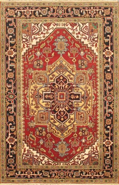 FINEST HAND KNOTTED CARPET60x90 SARABI RUG  