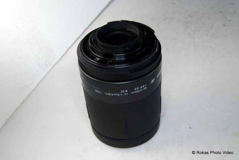 Nikon fit Tamron 80 210mm f4.5 5.6 AF zoom lens MINT 4960371002583 