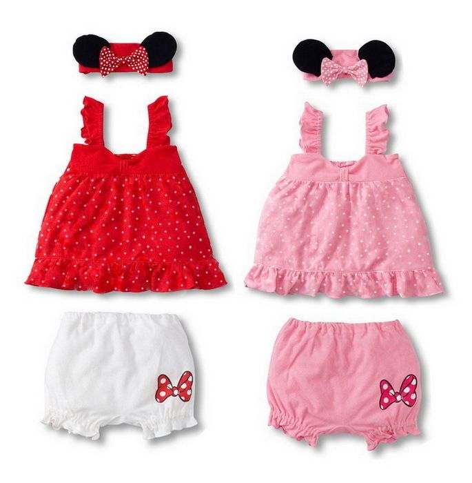   Girl Baby Ruffle Top+Pants+Headband Set 0 36M Bloomers Costume  