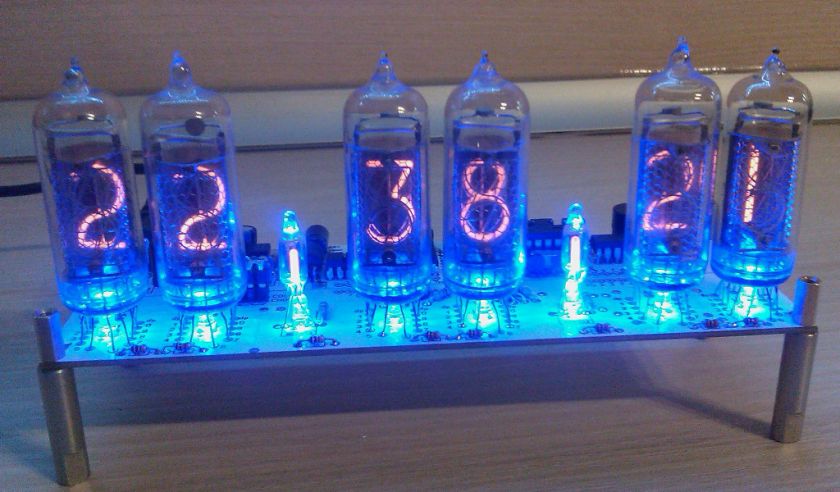 NIXIE CLOCK TUBE IN 14 led blue  